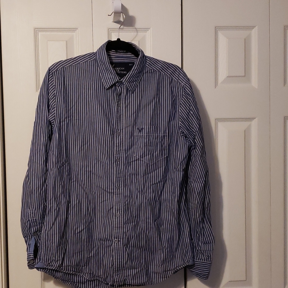 American Eagle Men's Button Down Casual Shirt